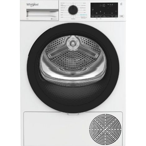 Asciugatrice a pompa di calore bianca da 60 cm e 8 kg - CWD84MWBSFR - Whirlpool