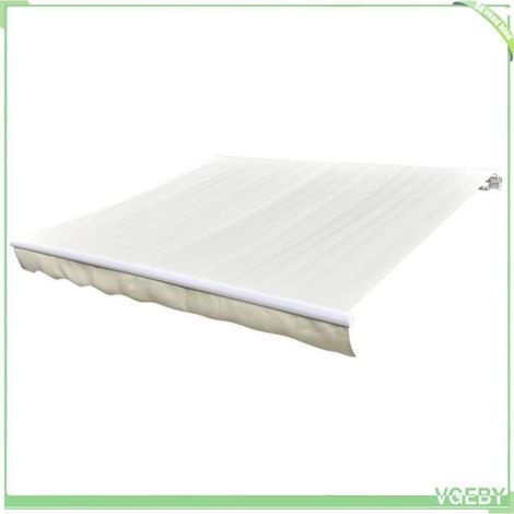 Toile d'auvent - FAFEICY - 143704 - Crème - 5x3 m (480x295 cm) - Polyester PU imperméable anti-UV (1/4)