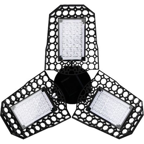 Lampe LED de croissance pour plantes, éclairage pliable à trois feuilles pour serre, spectre complet pour intérieur (1/4)