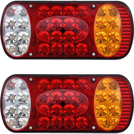 2 Stück 12 V 32 LED Rücklicht Bremslicht Blinker Rückleuchte LKW Anhänger Wohnwagen