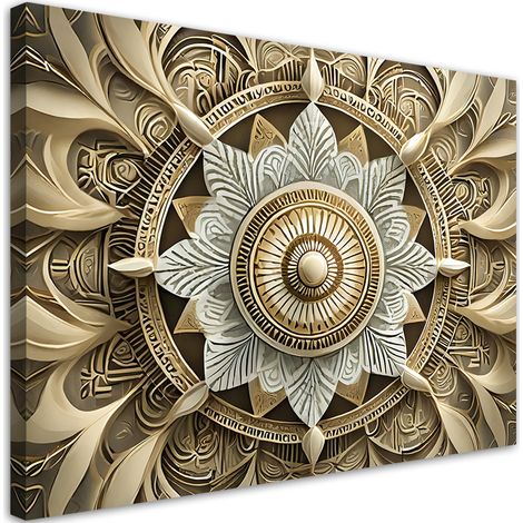 Tableau déco Mandala oriental 100x70 (1/5)