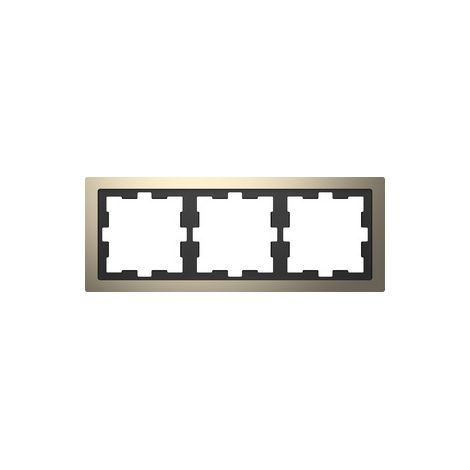 Plaque de finition merten meg4030-6550 métal nickel