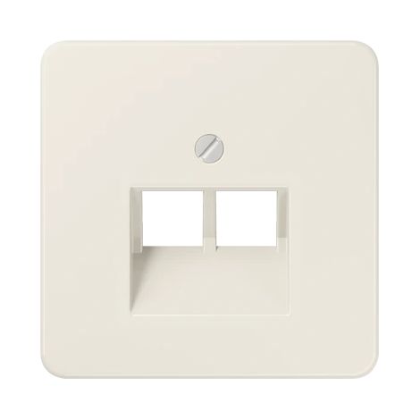 Jung Tapa para bases de conexión IAE/UAE, 2 x 8 polos, termoplástico, serie CD, blanco 569-2 UA