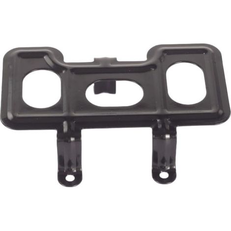 Support mural robuste pour débroussailleuse - En acier noir - 18 x 9,6 cm (1/5)