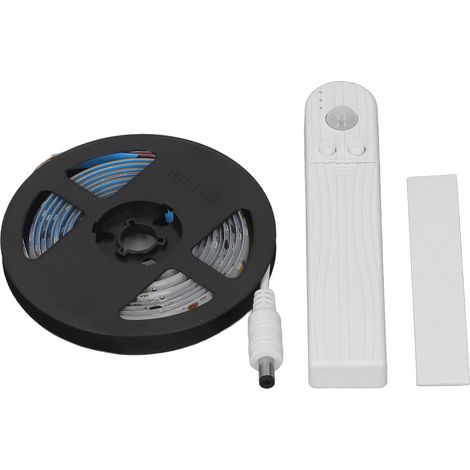 Bande lumineuse à détection LED 5 V à basse tension, à induction corporelle, étanche, blanc chaud (1/5)