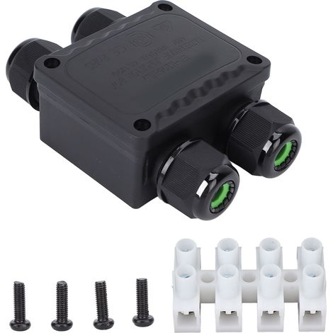 Boîte de jonction étanche IP68 10-14 mm, boîte de jonction électrique professionnelle à 4 voies pour l'ingénierie sous-marine extérieure (1/5)