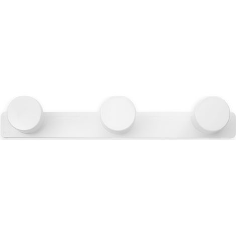 PORTEMANTEAU X3 BLANC AVEC VIS 430X47X44 INOFIX 3073-2- (1/3)