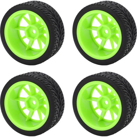 4 pneus en caoutchouc RC 65 mm pour voiture tout-terrain WLToys 144001 (échelle 1/14), haute adhérence. (1/5)