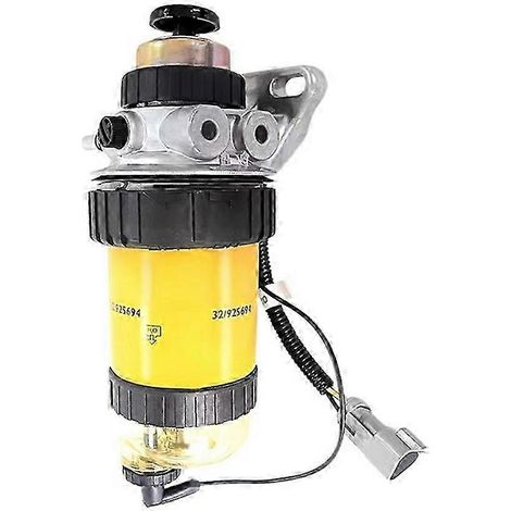 Séparateur eau/carburant avec pompe manuelle 32/925694 FS1069 TS3142 BF7956-D Compatible avec filtre à gazole pour pelle hydraulique JCB 3CX/4CX (1/5)