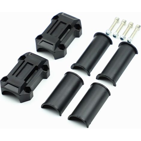 Crash protection blocks for motorcycles suitable for Kawasaki and Yamaha bumpers, diameter 22/25/28 mm. (1/5)