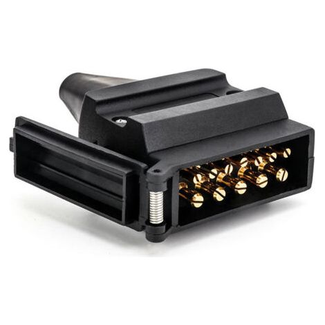 Remorque 12 - Core remorque fiche plate, connecteur de remorque connexion d'alimentation camping - car accessoires (1/5)