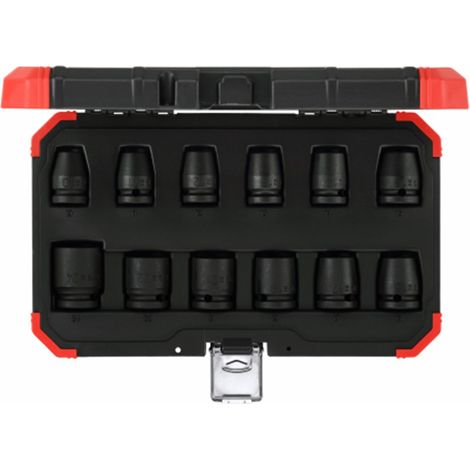 Gedore Red R63003012 Juego de dados 12 piezas negro