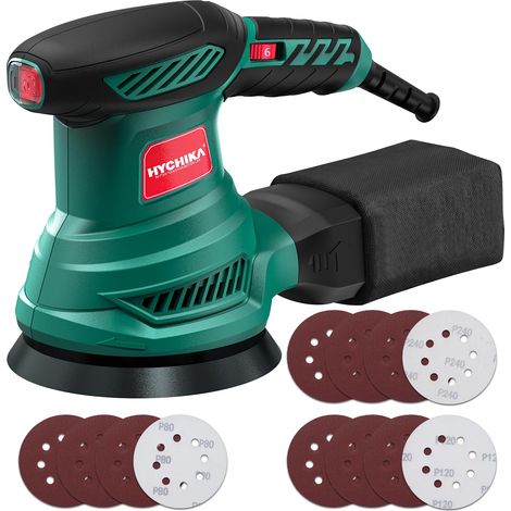 Ponceuse Excentrique 300W 13000RPM, 6 Vitesses. (1/5)