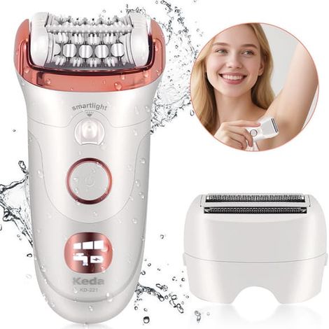 Ecleanfy - Braun Silk-épil 9 9-720, épilateur pour une épilation longue durée, avec tête de rasage et tête de tondeuse, technologie de pincettes MicroGrip (1/5)