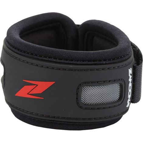Protezioni Zandonà pastorali traspiranti in neoprene traforato con placca morbida e chiusura sistema a doppio tessuto a strappo: L, Nero (1/5)