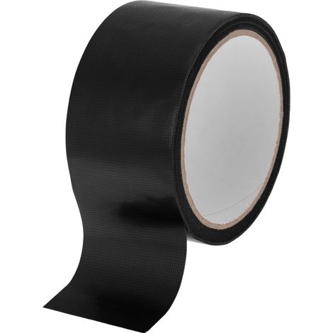PrimeMatik - Ruban adhésif multi-usages 10 m x 50 mm coloris noir (1/5)