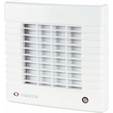 Ventilateur de salle de bain axial avec persienne de 125 mm VENTS