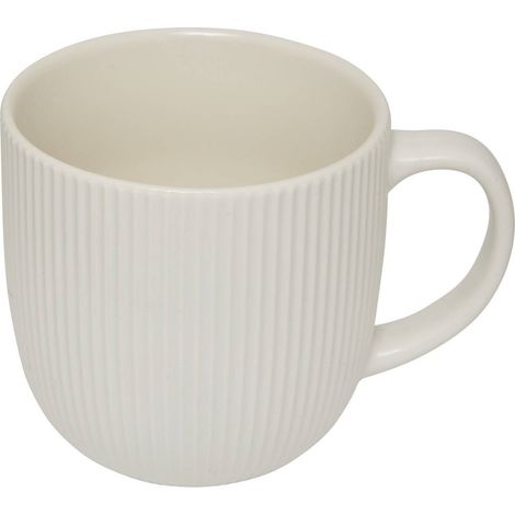 Taza Strata rayas blanco 36cl - Atmosphera créateur d'intérieur (1/2)