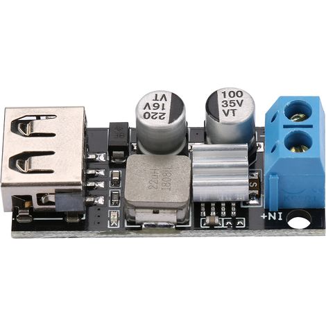 DC-DC Voltage Step Down Power Supply Buck Module 12V 24V 6V-32V to 5V QC3.0 USB Fast Charging