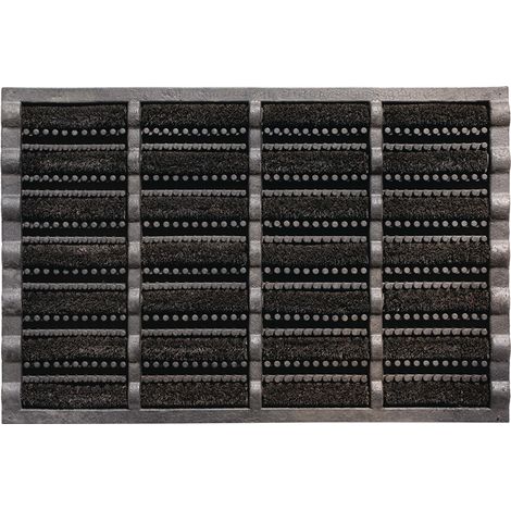 Fußmatte schwarz 60% Gum./40% Kokos L750xB450xS25mm