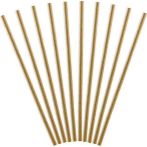 Cannucce di carta, kraft, 19,5 cm (1 confezione / 250 pezzi) (1/2)