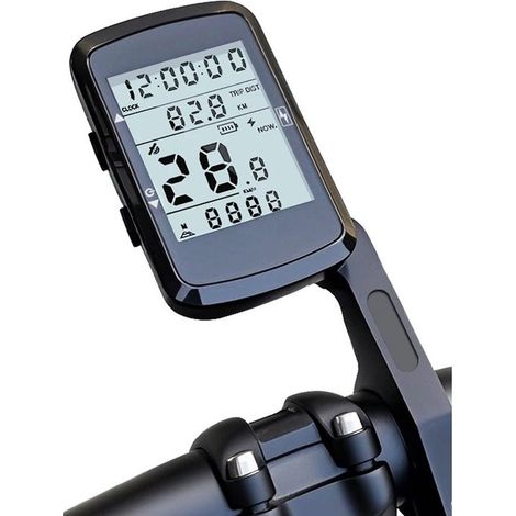 Ciclocomputador, Velocímetro, Odómetro para bicicleta, Ciclocomputador inalámbrico, Velocímetro GPS, Pantalla de 2,4 pulgadas con iluminación LED (1/5)