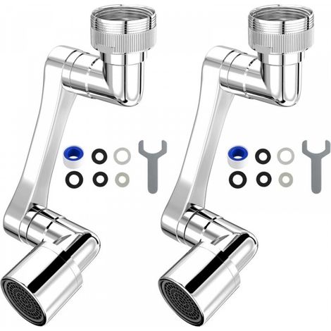 Rallonge de robinet pivotante, rallonge d'évier pivotante robuste, bras pivotant multi-usages universel, (1/5)