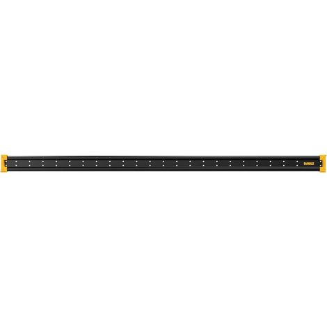Dewalt – Rail métal mural 122cm – Système de rangement TOUGHSYSTEM 2.0 DXL – Fixation stable pour outils et batteries – Résistance de charge 43kg
