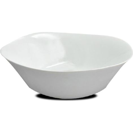 Saladier - JUANIO - Lot de 24 - Verre opale trempé - Ø12 cm - Hauteur 4 cm