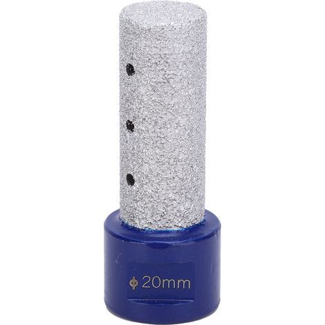 Trocken-Diamant-Gewindeschneider, gerader Schaft, Lötöffnung, Polieren, Bohren, 20 mm (1/5)
