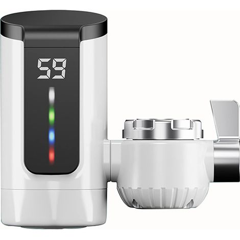 Lifcausal – Robinet d'eau chaude instantané sans réservoir 3000W – Affichage numérique LED – IPX4 – Acier inoxydable 304 – Pour cuisine et salle de bain (1/5)