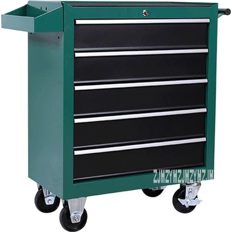 DA-25 5 tiroirs de Rangement boîte à Outils Chariot matériel d'atelier Mobile Multifonctionnel Auto réparation de Voiture Entretien boîte à Outils Armoire (Color : C, Size : 1 UK) (1/5)