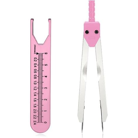 Calibrador de compás (rosa) (1/4)