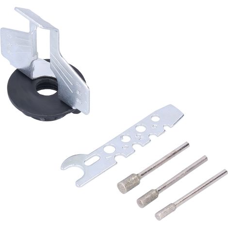 Affûteur de chaîne de tronçonneuse électrique, kit de meulage avec guide et adaptateur pour perceuse, outil de lime rotatif