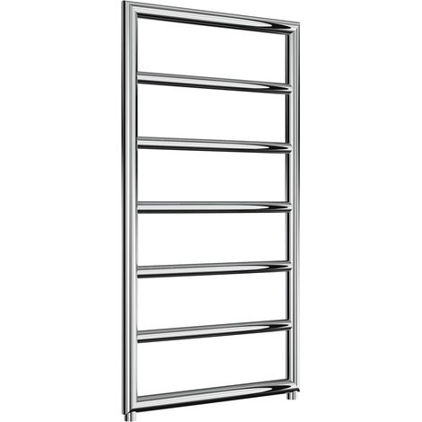 Reina Nardo Designer Heated Towel Rail 813mm H x 450mm W Chrome (1/5)