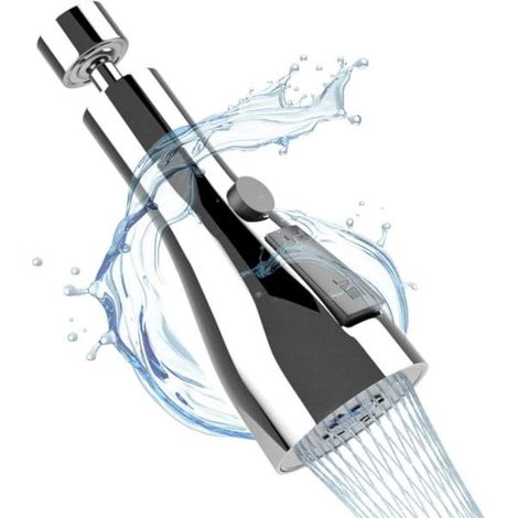 Aérateur de robinet rotatif à 360° FM22/M20/M22/M24, buse de robinet à économie d'eau avec jet brise pour adaptateur d'extension de tête de robinet de cuisine (1/5)