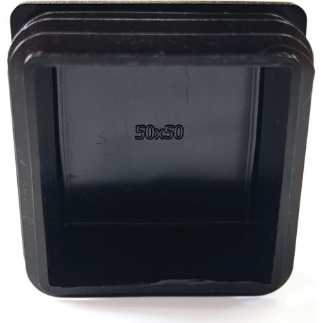 Tappi Chiusura per Palo Quadro 50x50 mm per recinzioni, Tappo Lamellare,Terminali per pali - Kit 4 Pezzi (1/5)