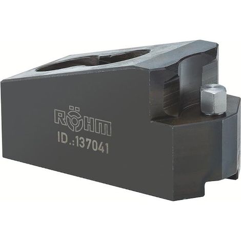 Röhm Mâchoires à griffes, largeur de rainure 21, trempé Denture pointue 90°, longueur de griffe 37 mm, 1 pièce - 137044 (1/4)