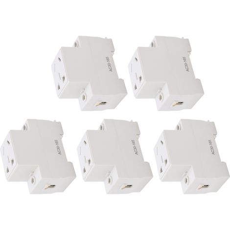Prise de courant 5 trous 250V Matériau durable Prises stables Sûre Robuste Prise modulaire industrielle AC30-165 (1/5)