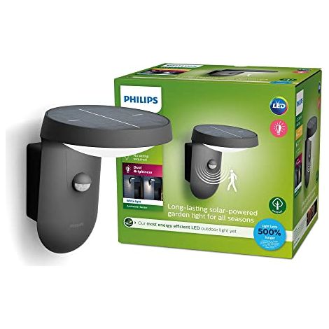Philips Tyla Applique murale d'extérieur avec Capteur (Anthracite) - 9 W - IP44 (1/4)