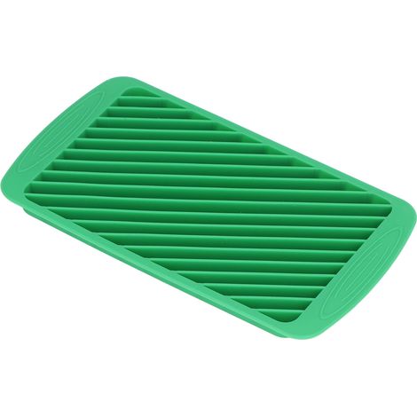 Eiswürfelform mit 20 Fächern, Silikon-Twill-Streifen, DIY-Eisbox, Haushalts-Küchenbedarf, Grün (1/5)