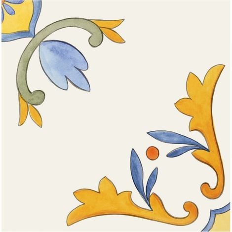 Carrelage Effet carreaux de ciment HABANAH 20x20 Motif Positano