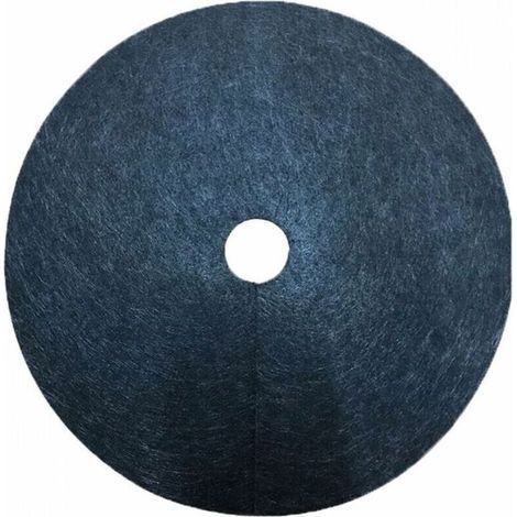 Lot de 10 tapis de paillage non tisss pour arbres - Protection contre les mauvaises herbes - Toile de paillage pour jardin PZCC (1/4)