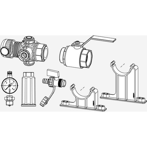 Grundpaket Solekreisverteiler Typ WSZ GP - 50900101292 von Weishaupt