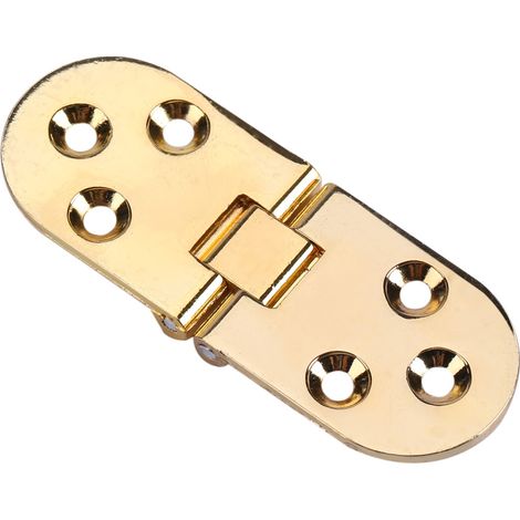 Cerniera per tavolo pieghevole – 80x30mm – lega di zinco – bordo arrotondato – macchina da cucire – piano del tavolo pieghevole – oro