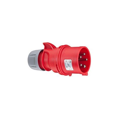 ABL CEE-Phasenwender 32A, 5-polig 400V IP44 6h, Kunststoff, Rot (1/2)