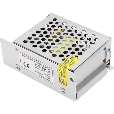 Schaltnetzteil-Treiberadapter DC12V Aluminiumlegierung LED-Bildschirm-Lichtleiste 3D-Drucker (S-36-12（12V)
