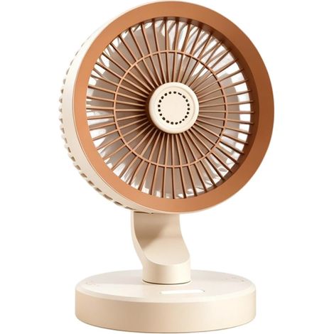 Ventilateur bureau Rechargeable Oscillant Silencieux avec Lumière (1/5)