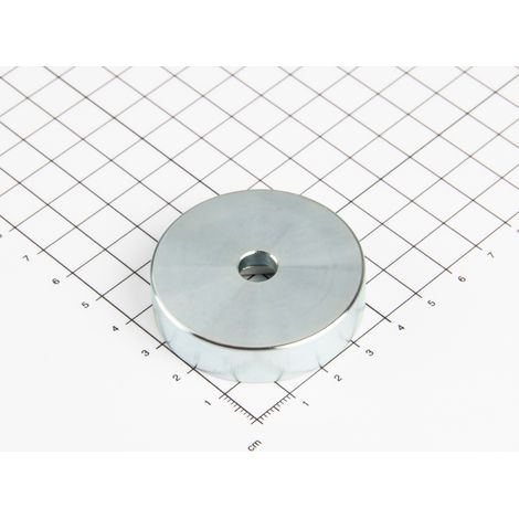 Magna-C Neodym Flachgreifer Ø48x11,5mm mit zylindrischer Senkung (1/4)