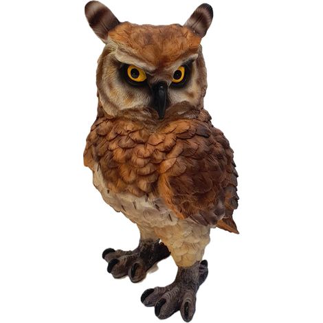 Figurendiscounter Uhu klein Dekofigur 29x16x20cm Figur Polyresin Wetterfest